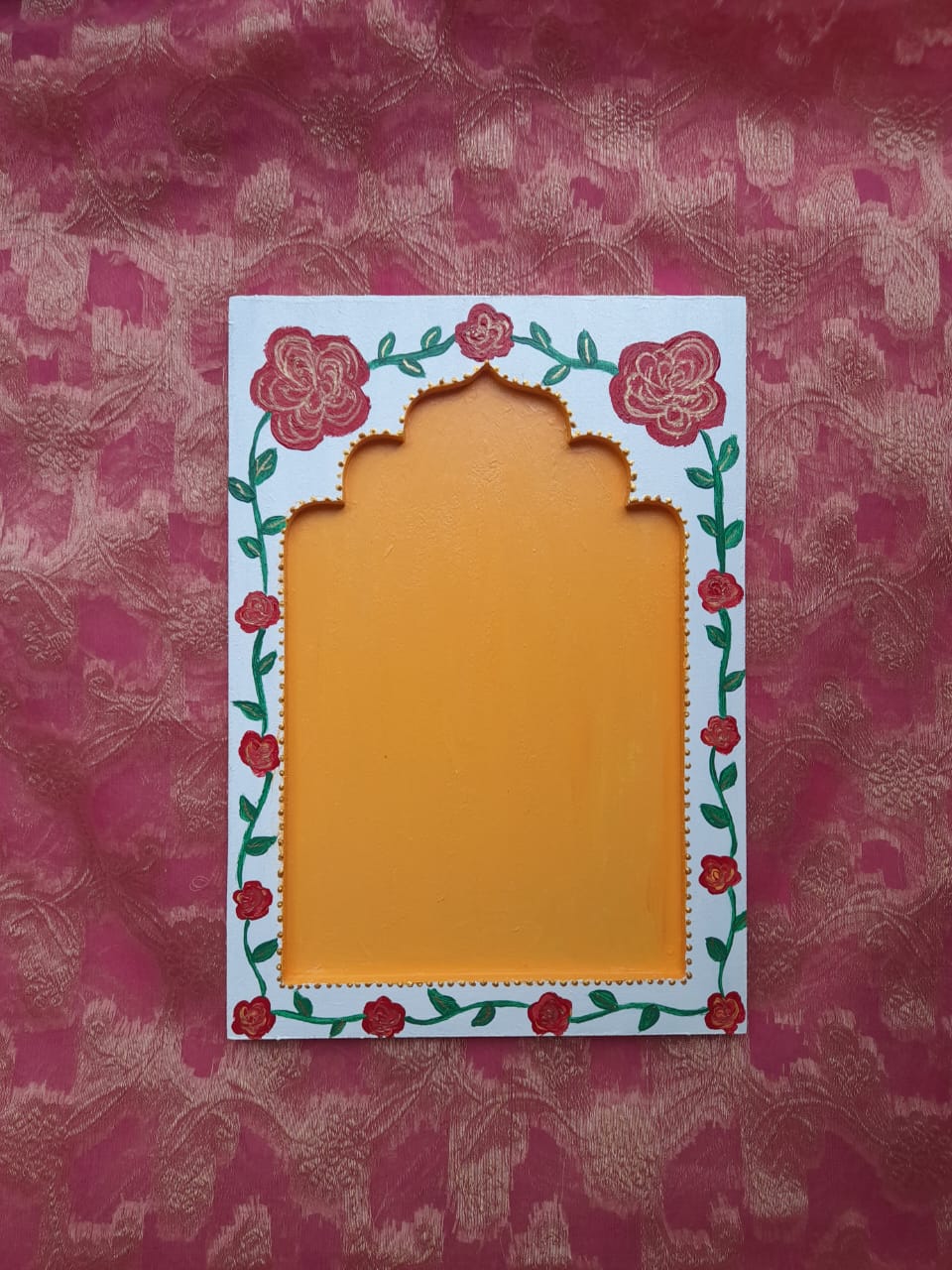 Jharoka Frame Acrylic Paint