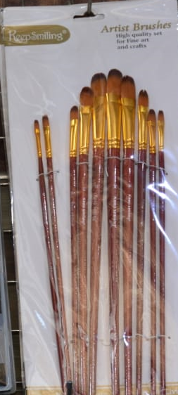 Artist Brushes high quality qalam Brown 10 Nos  Brand: Keepsmiling