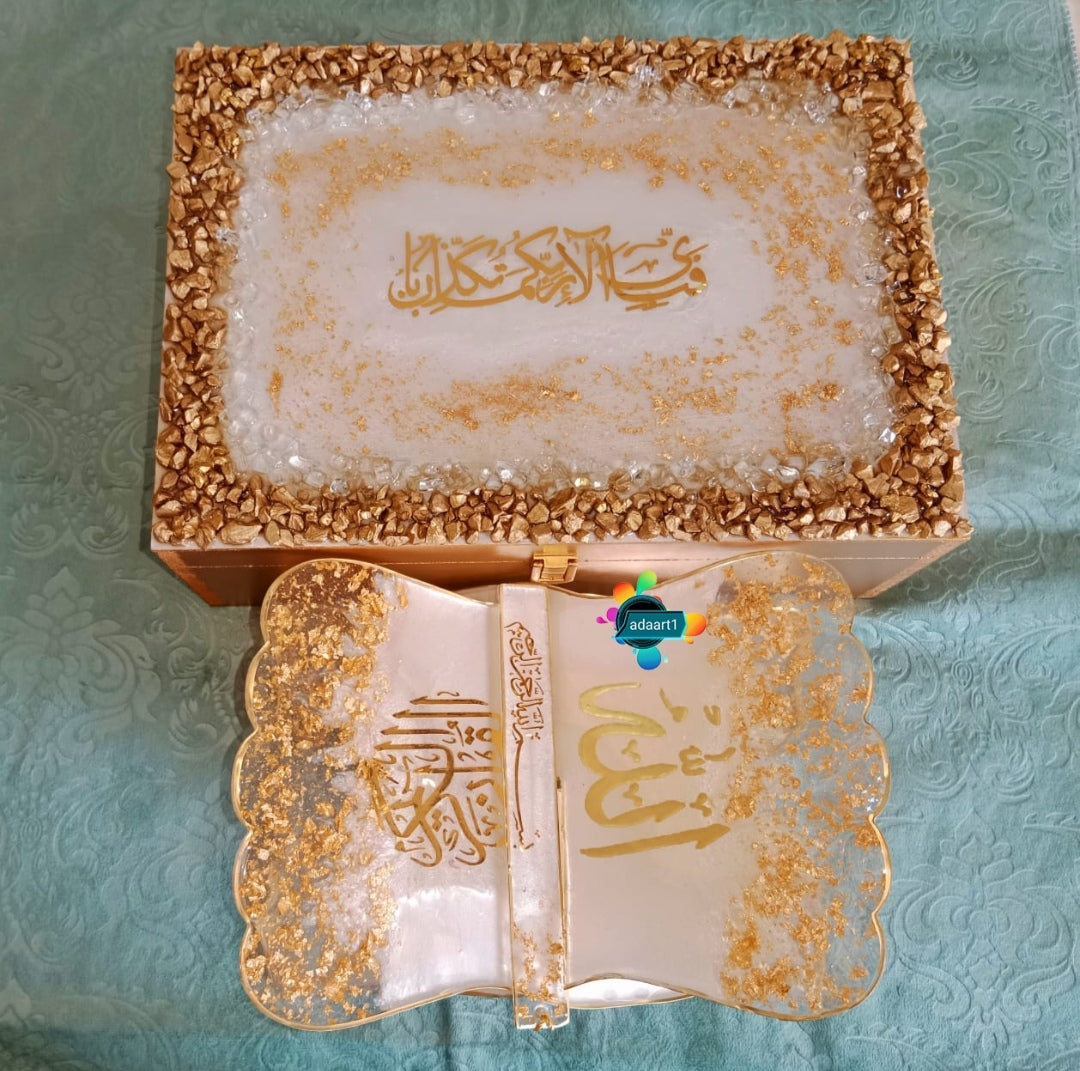 Resin Art Quran Box Set