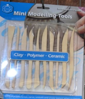 Mini Modelling Tools  Clay, polymer, ceramic  1 x set
