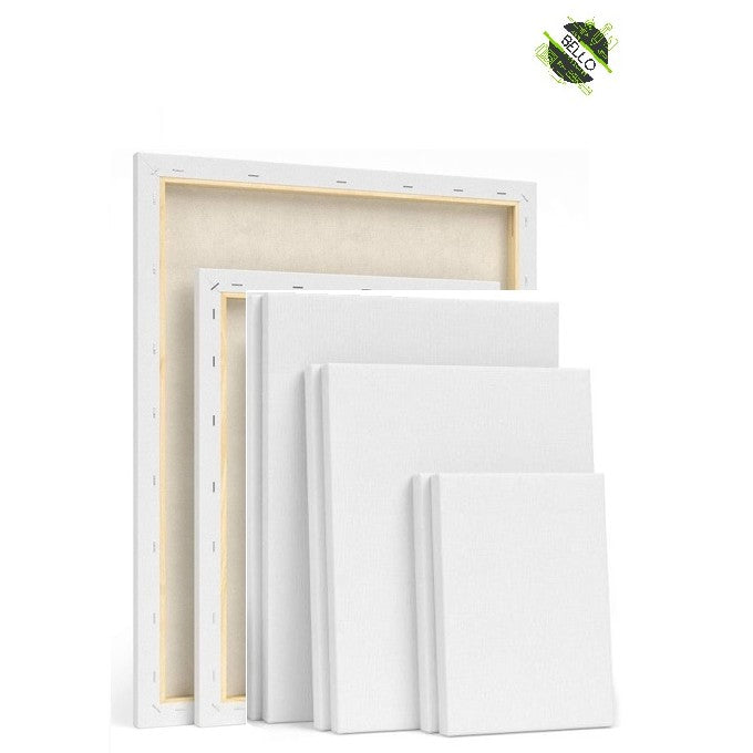 Stretched Canvas Cotton white