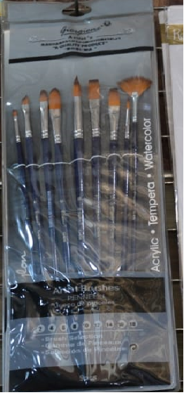 Artist Brushes high quality  Acrylic, tempera , watercolor  Blue