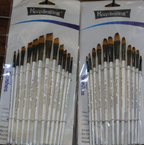 White brushes keep smiling